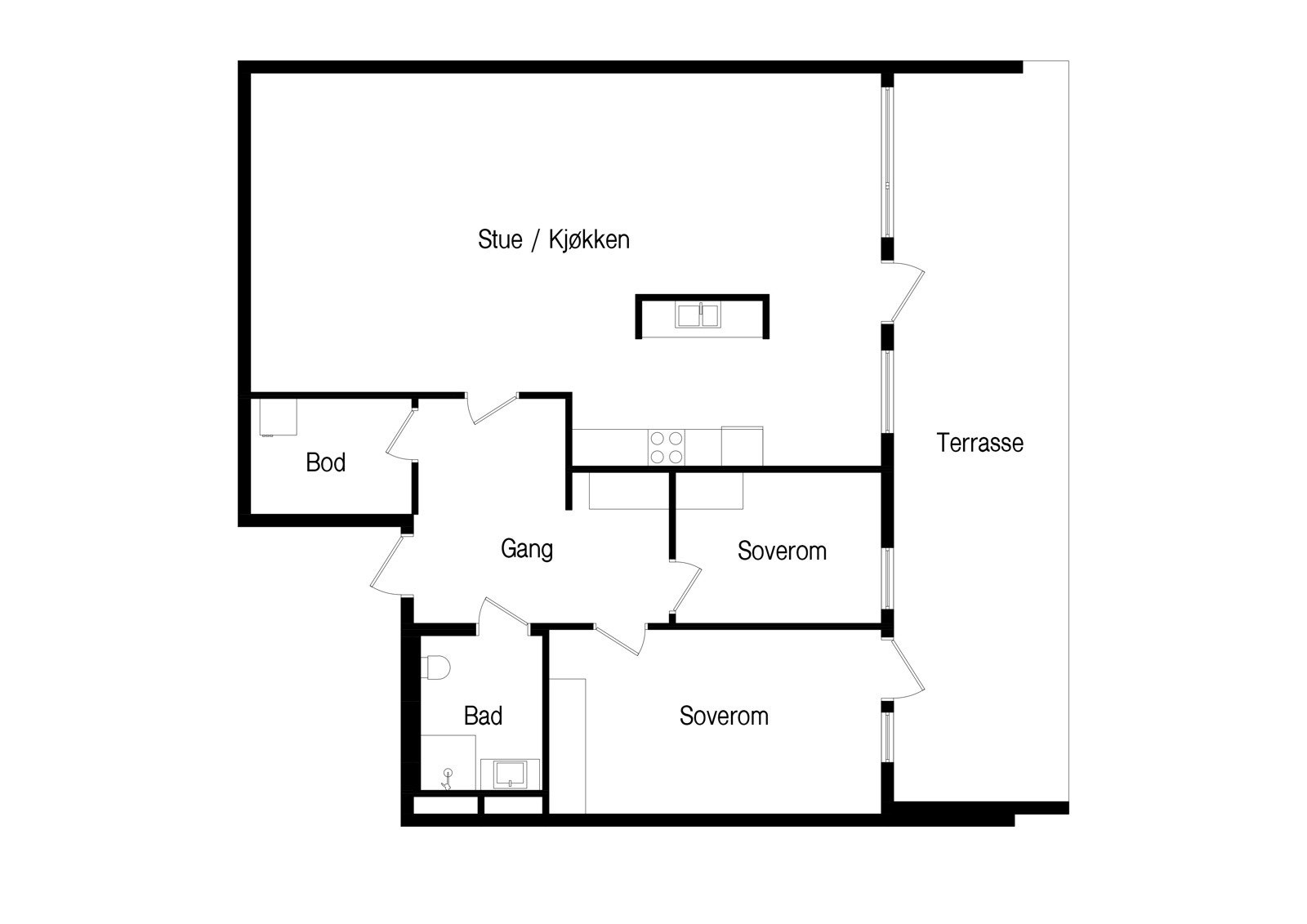 Plantegning Galleribilde