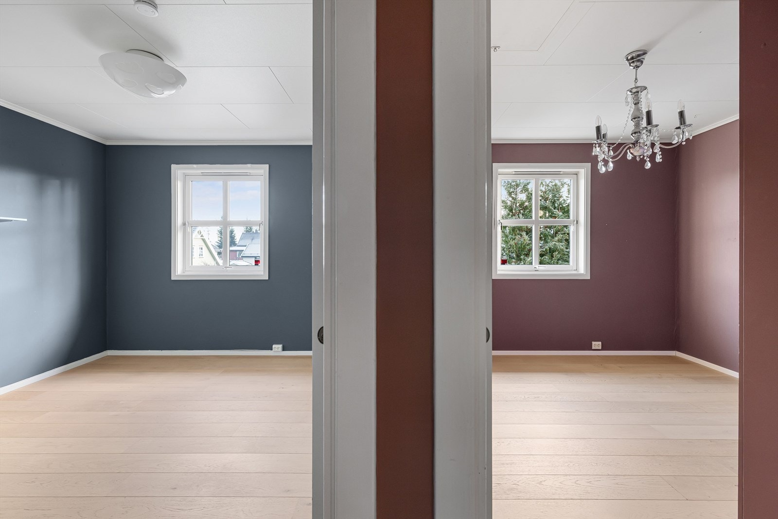 Boligen har to like soverom ved siden av hverandre. Galleribilde