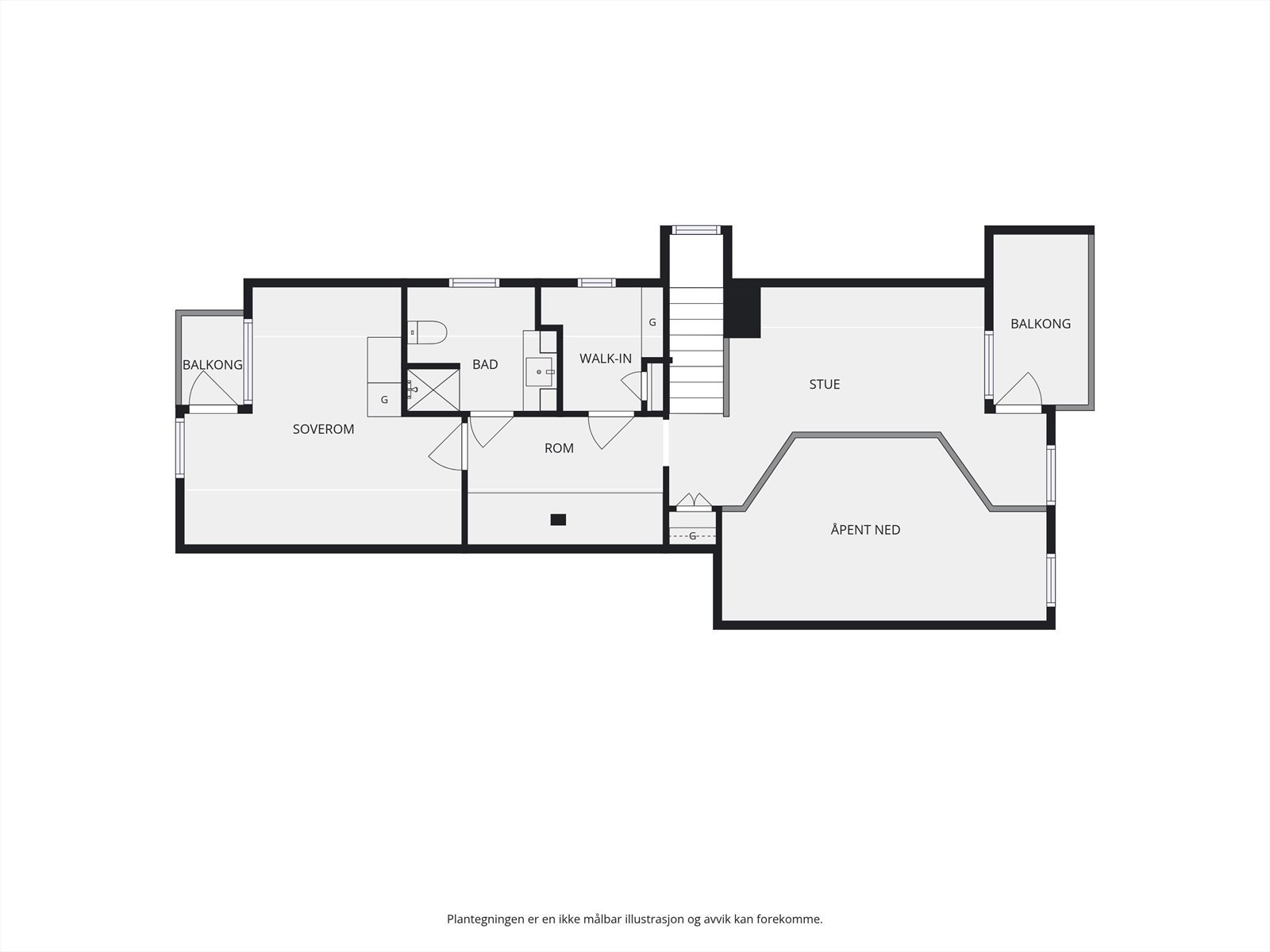 Plantegning 2. etasje. Galleribilde