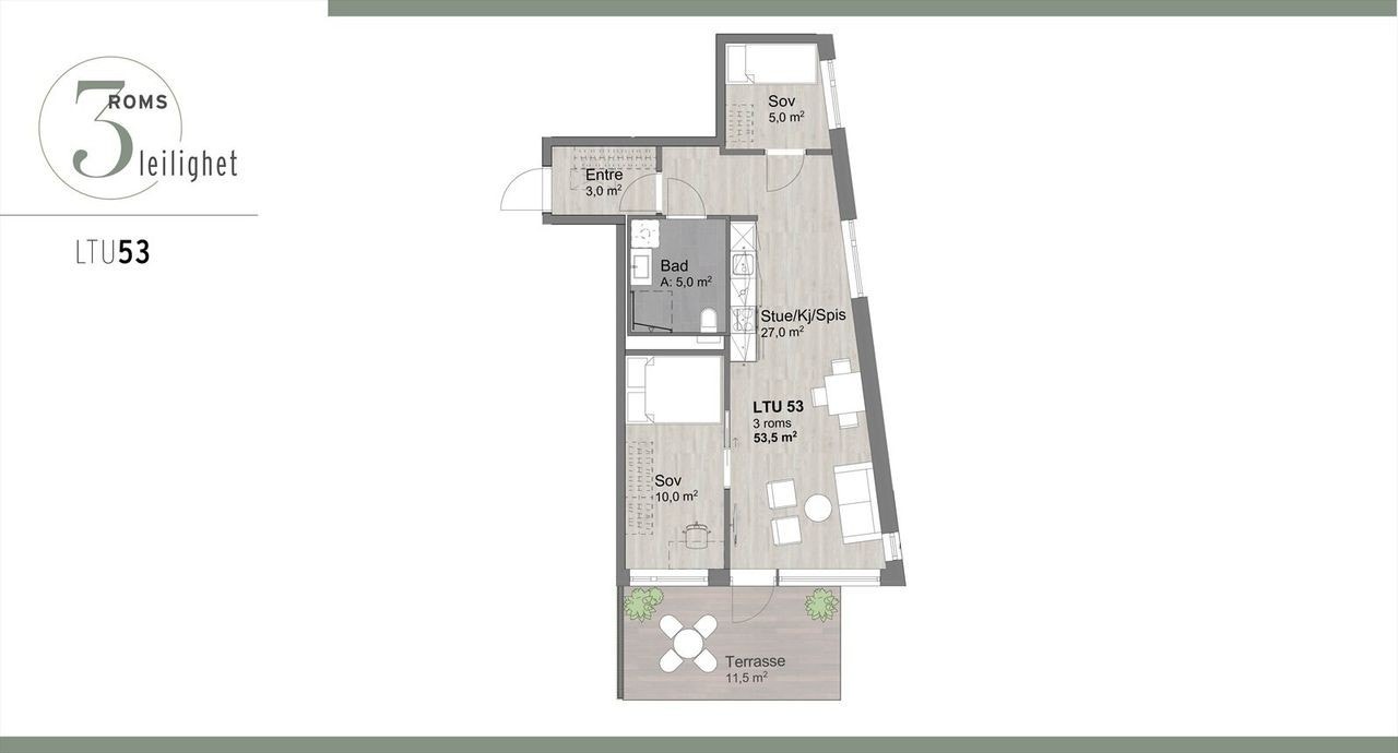 Plantegning Galleribilde