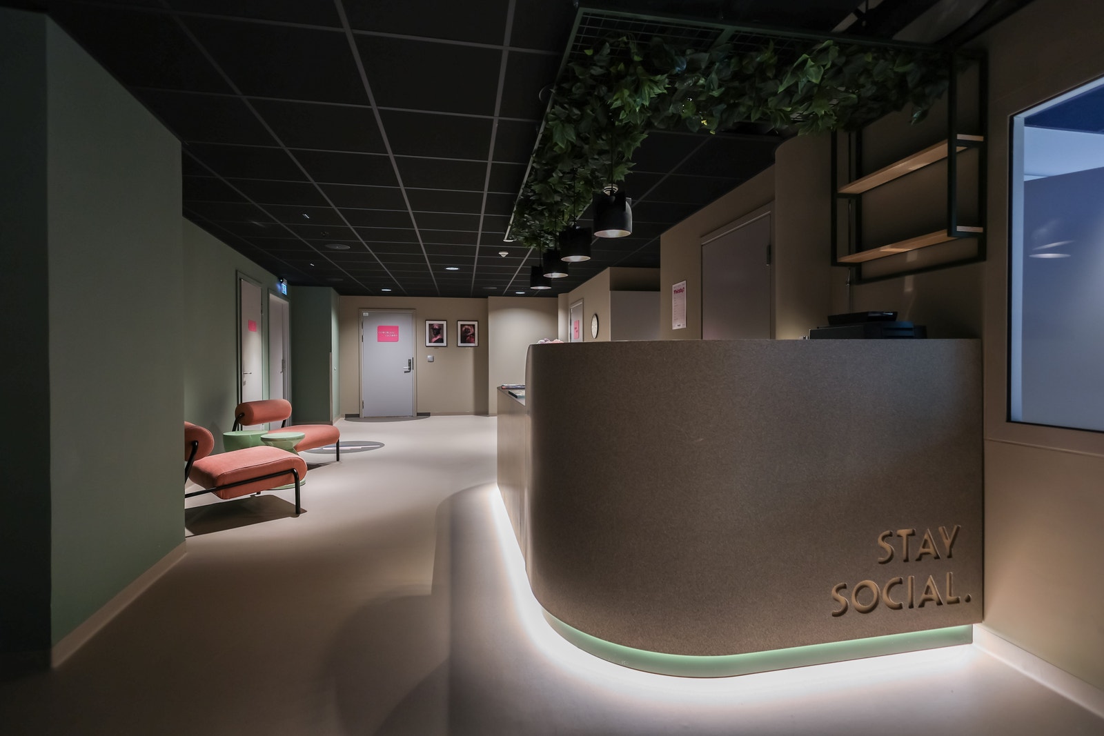 Fellesareal med bar Galleribilde