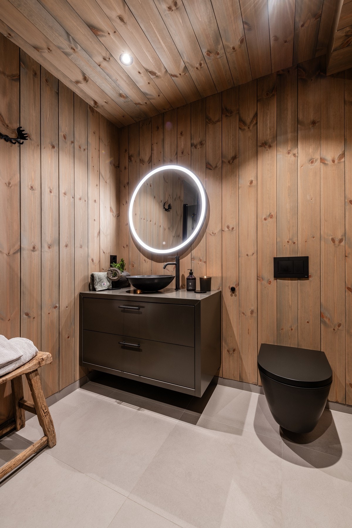 Flott bad med badstue Galleribilde