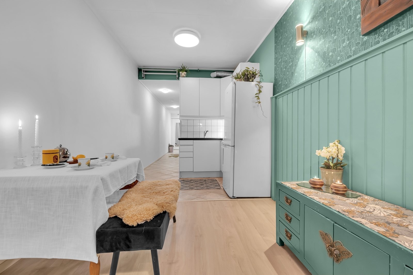 Arealeffektiv studioleilighet Galleribilde