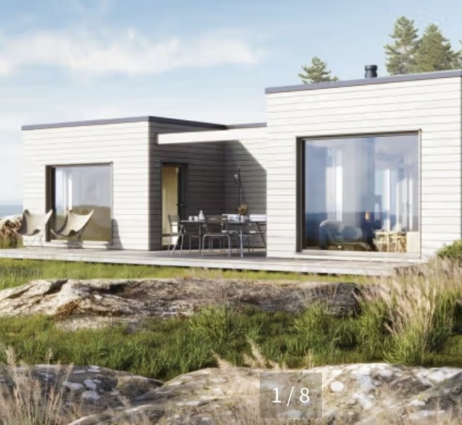 Funkis hytte med alt på ei flate.
Vi har flere hytter i arkivet. Galleribilde