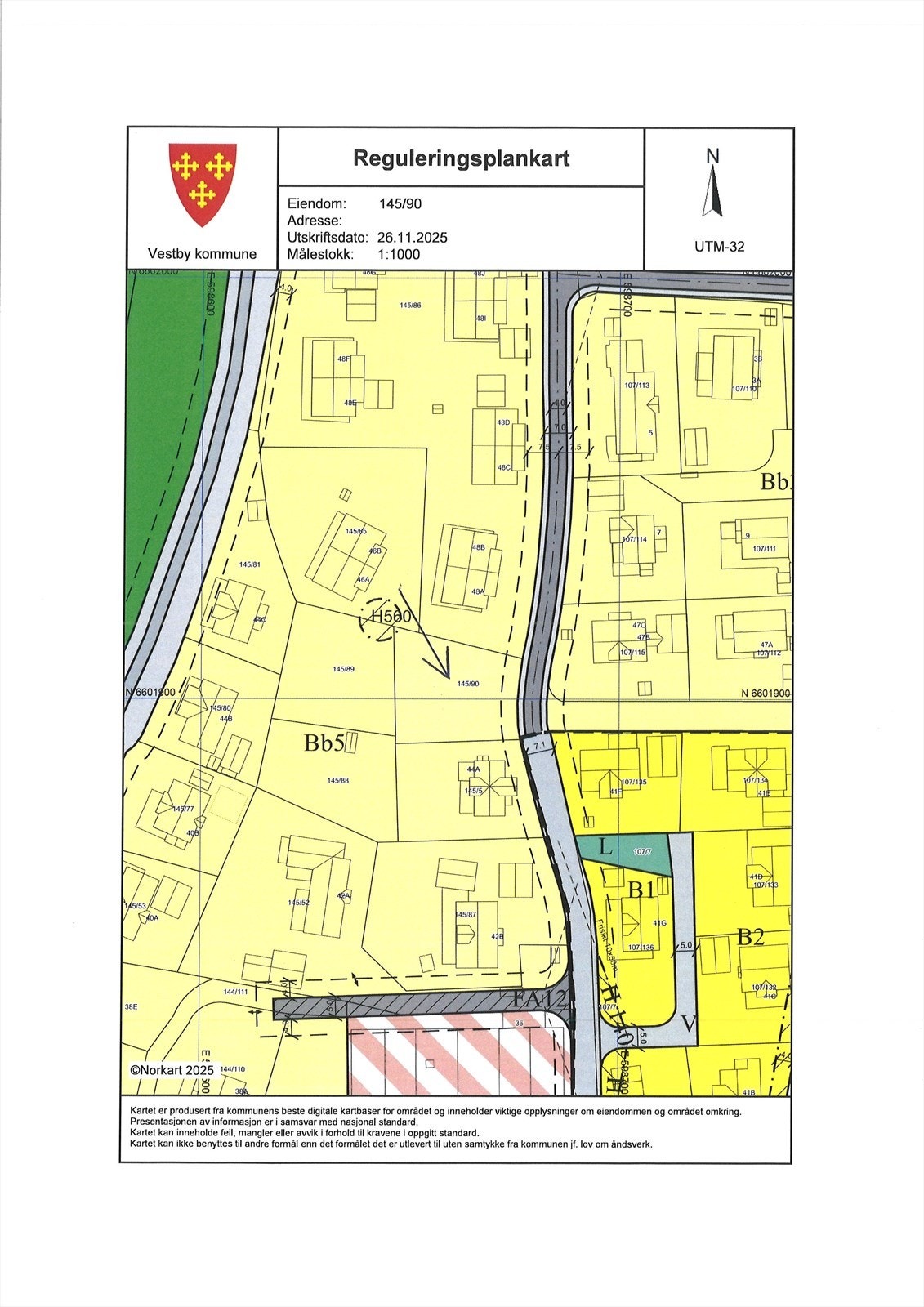 Reguleringskart Galleribilde