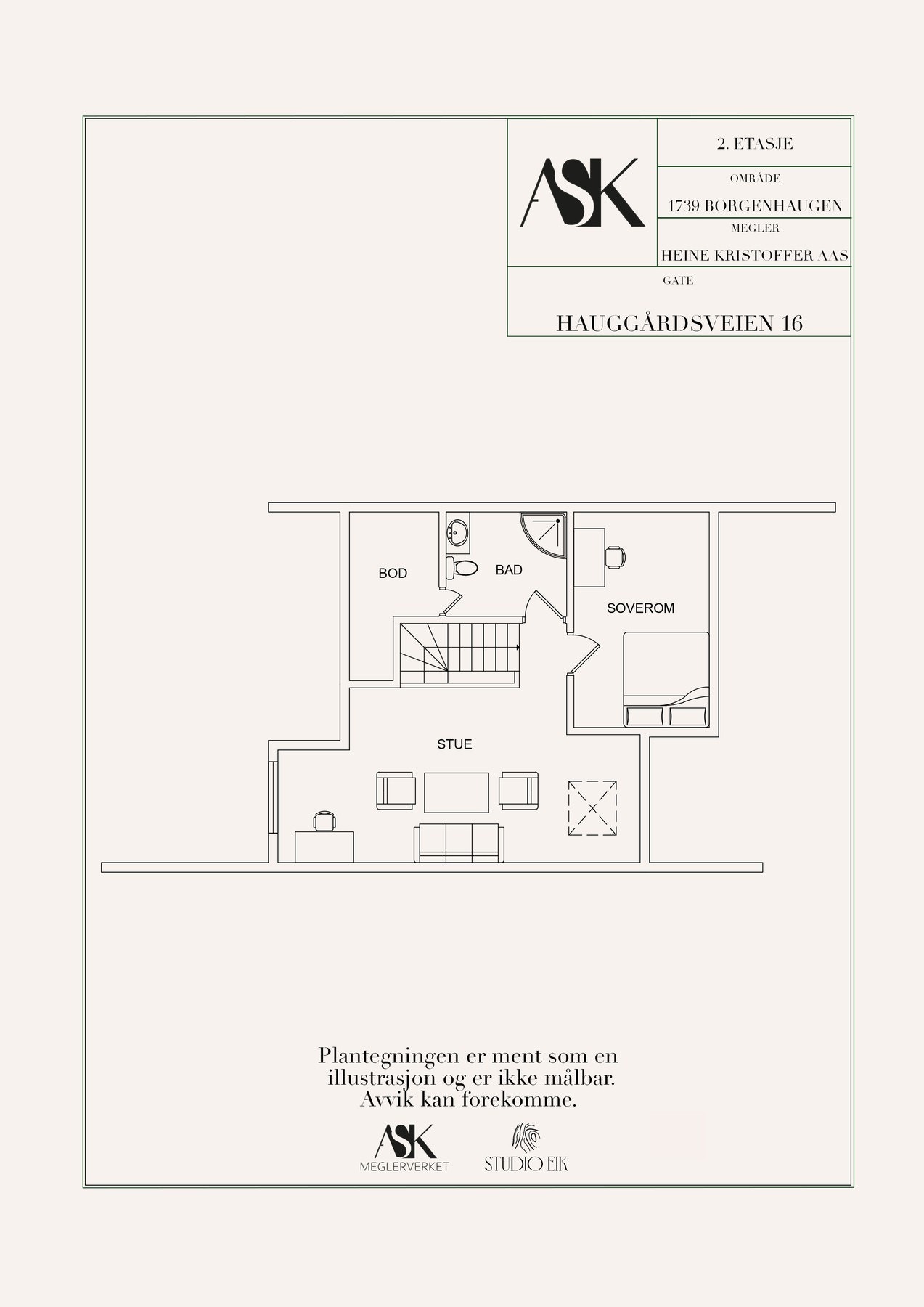 Plantegning 2. etasje. Galleribilde