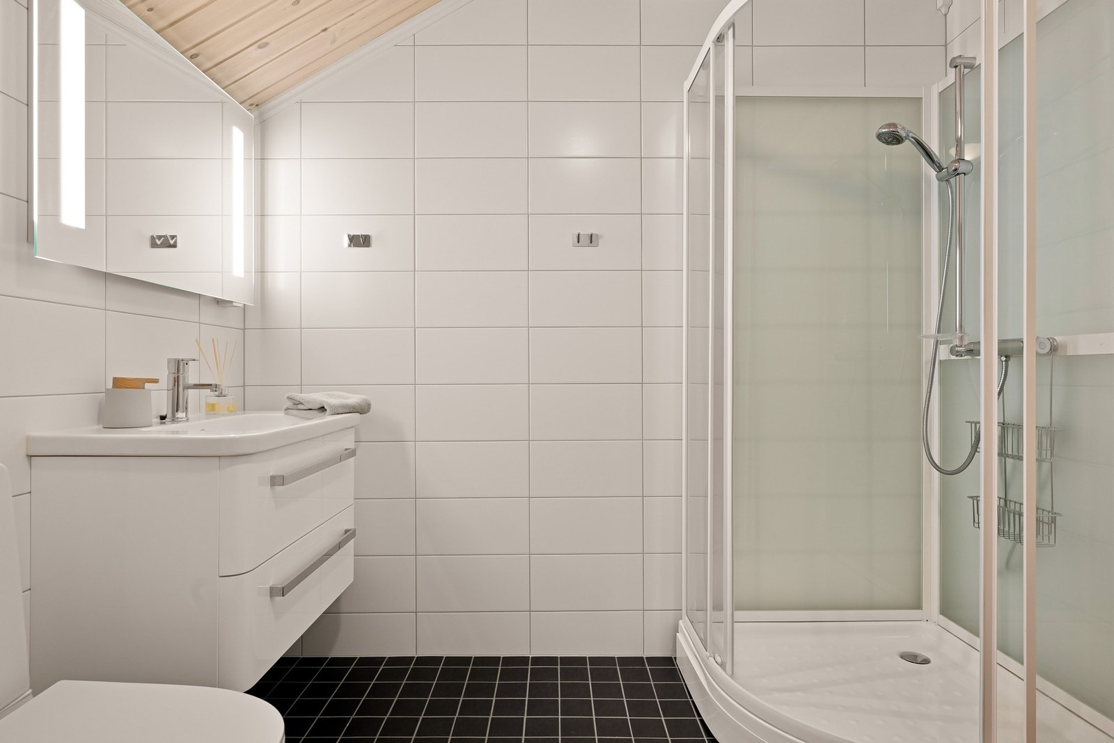 Det er varmekabler i gulvet. Galleribilde