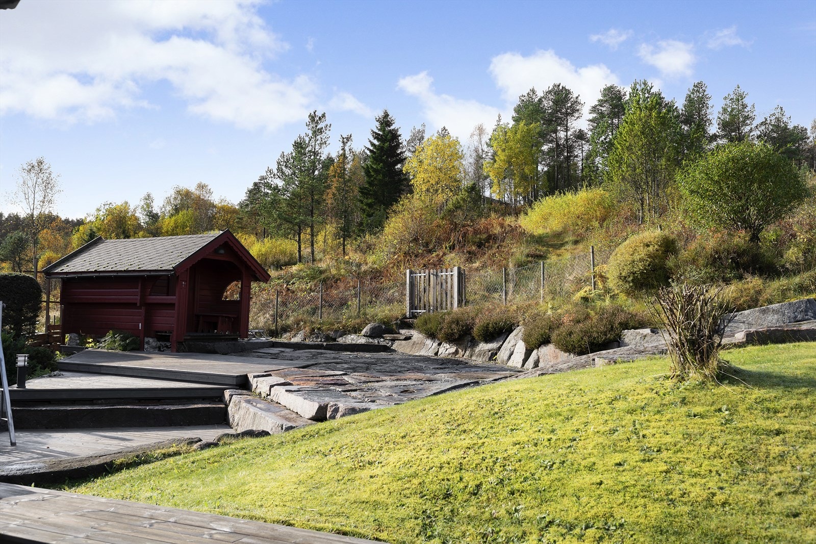 I hagen er det også et anneks på ca 5 kvm. Galleribilde