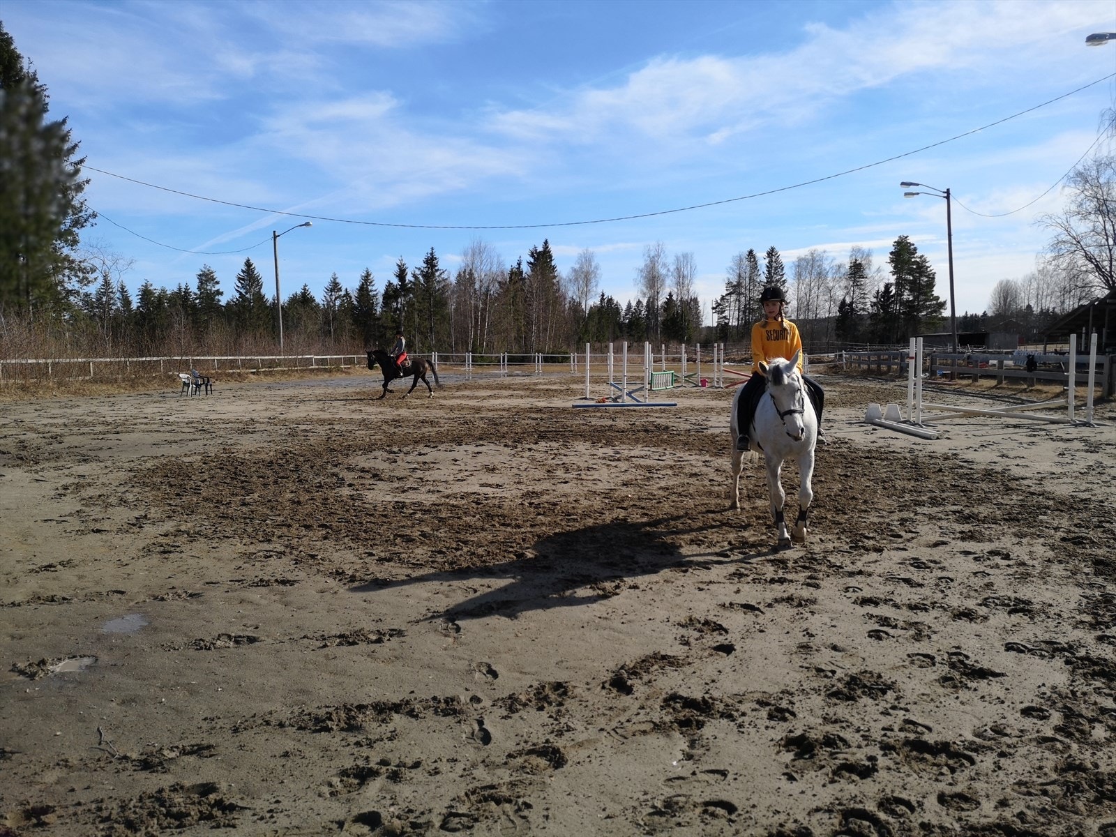 Tidligere ridebanen, som med enkle grep kan bli slik igjen. Galleribilde