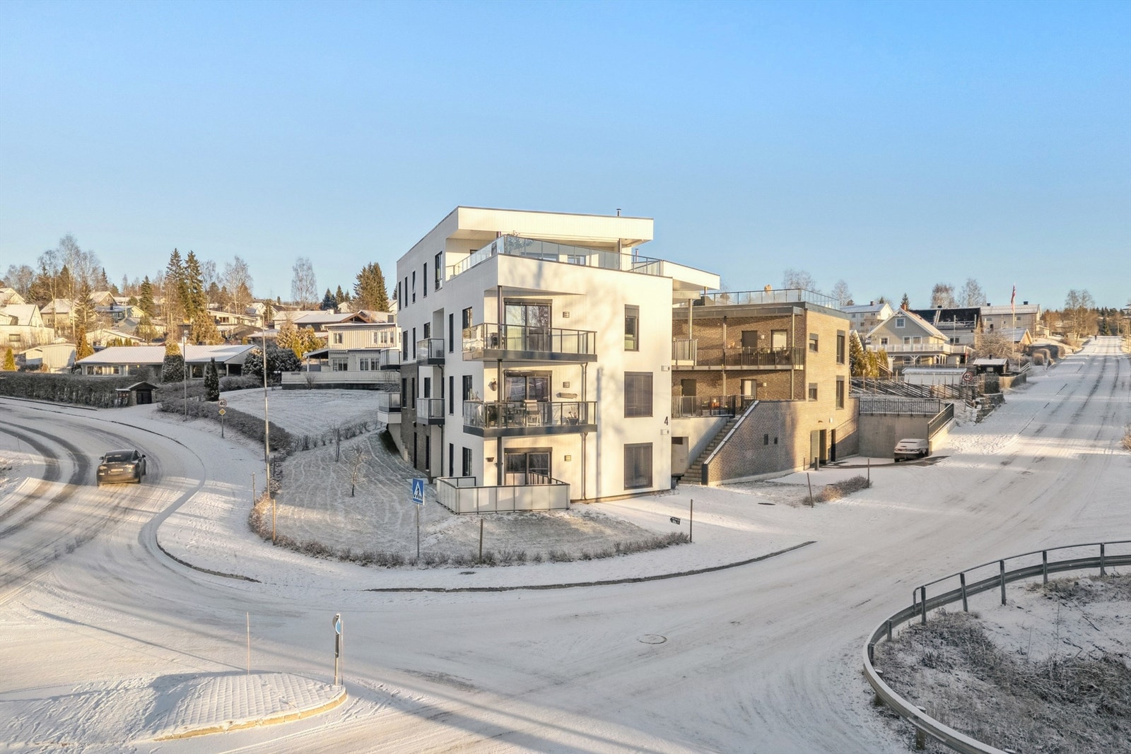 Sameiet Lilleløkken ligger i et etablert og rolig boligområde på Raufoss. Galleribilde