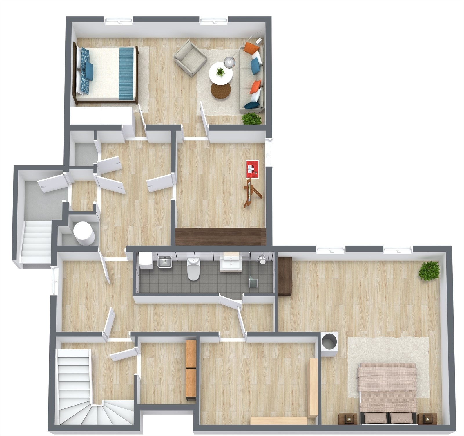 Planskisse kjeller - avvik vil forekomme Galleribilde