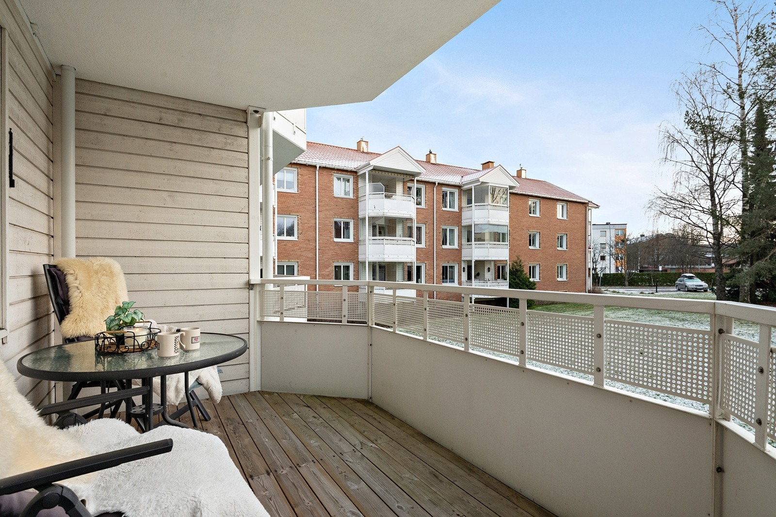 Her kan du nyte solrike dager og lune kvelder. Galleribilde