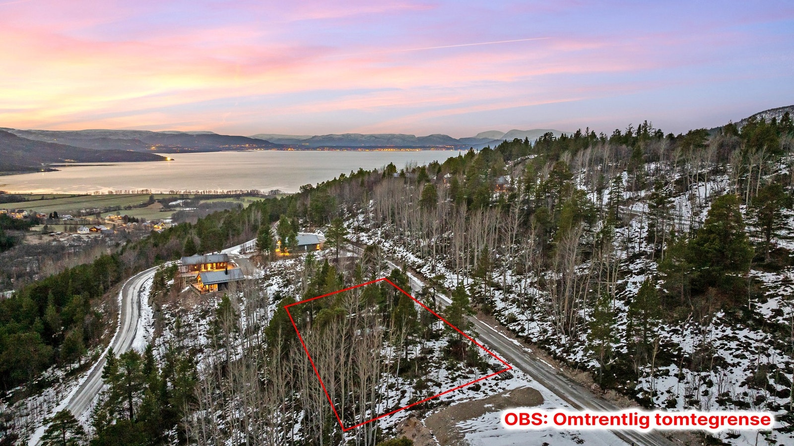 Obs! Omtrentlig tomtegrense Galleribilde