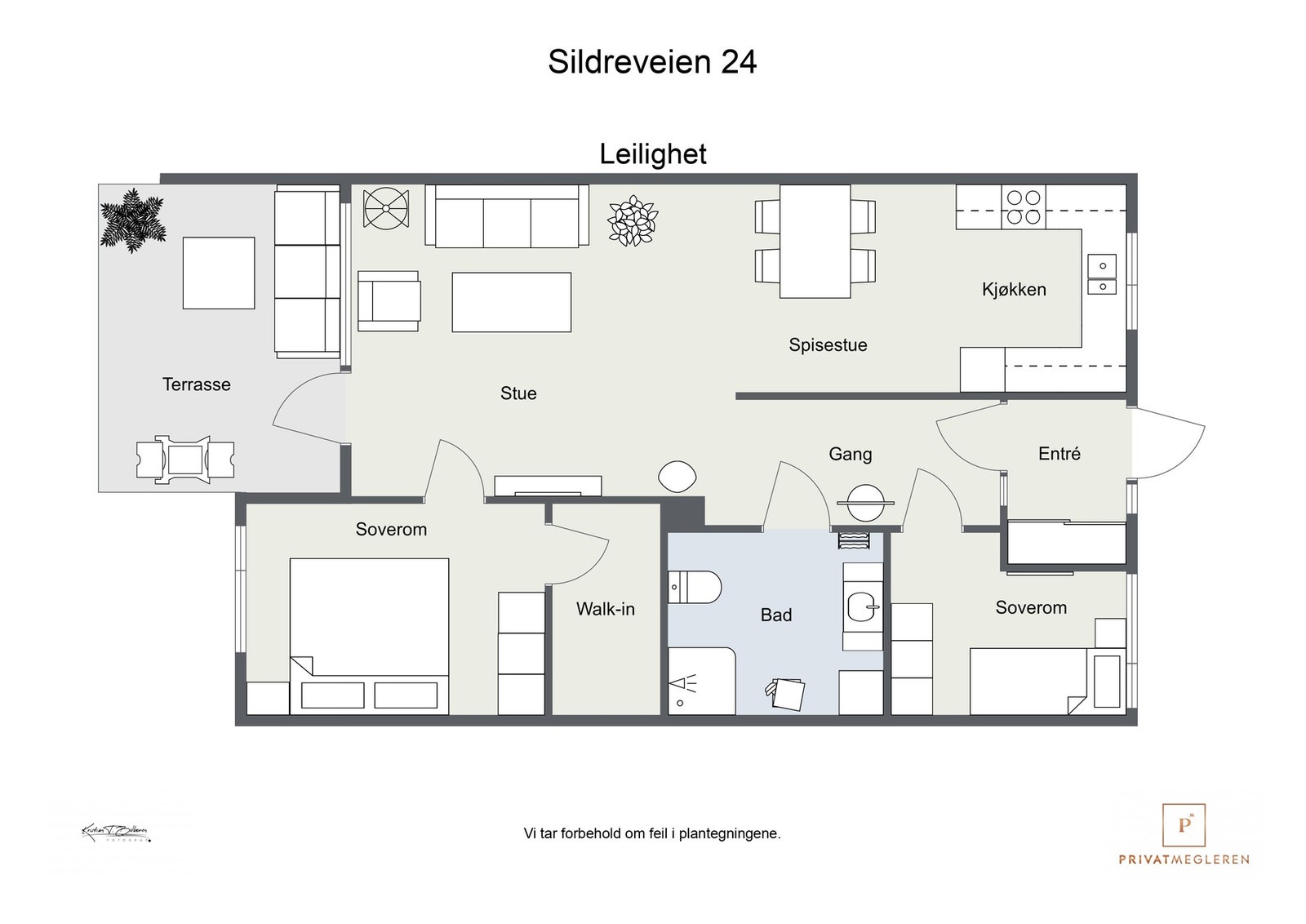 Plantegning Galleribilde