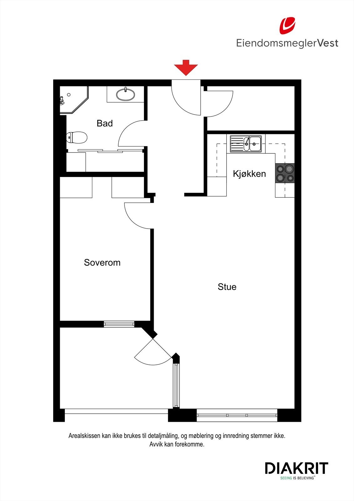 Planmtegning Galleribilde