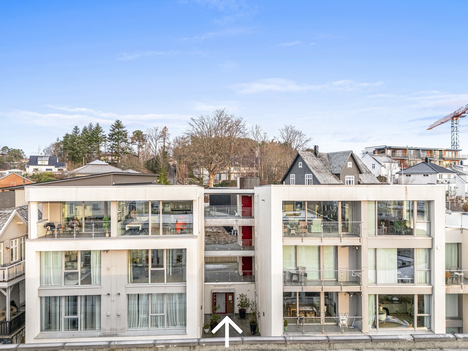 Inngangsparti m/heis Galleribilde