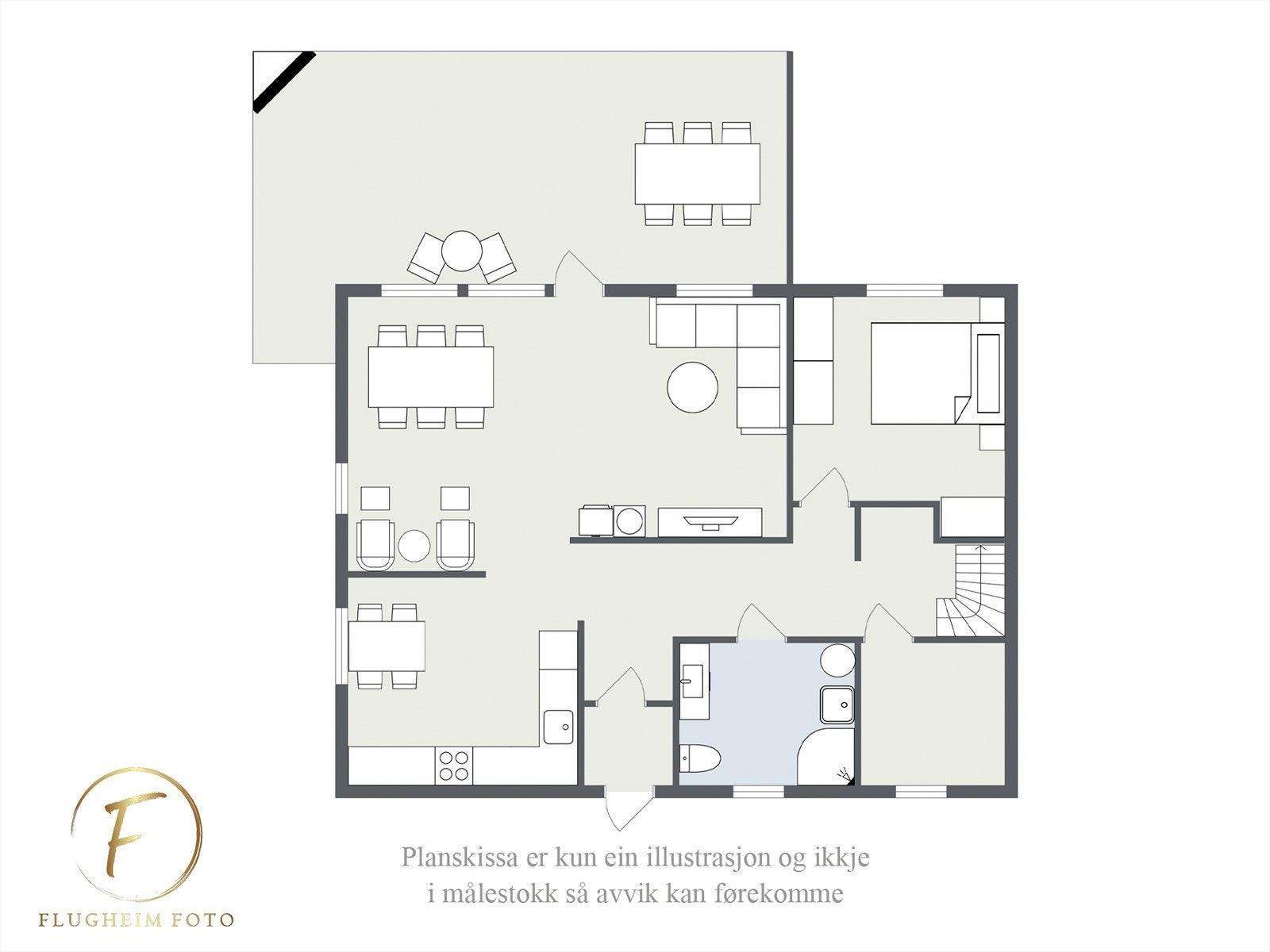 Planteikning - 1. Etasje Galleribilde