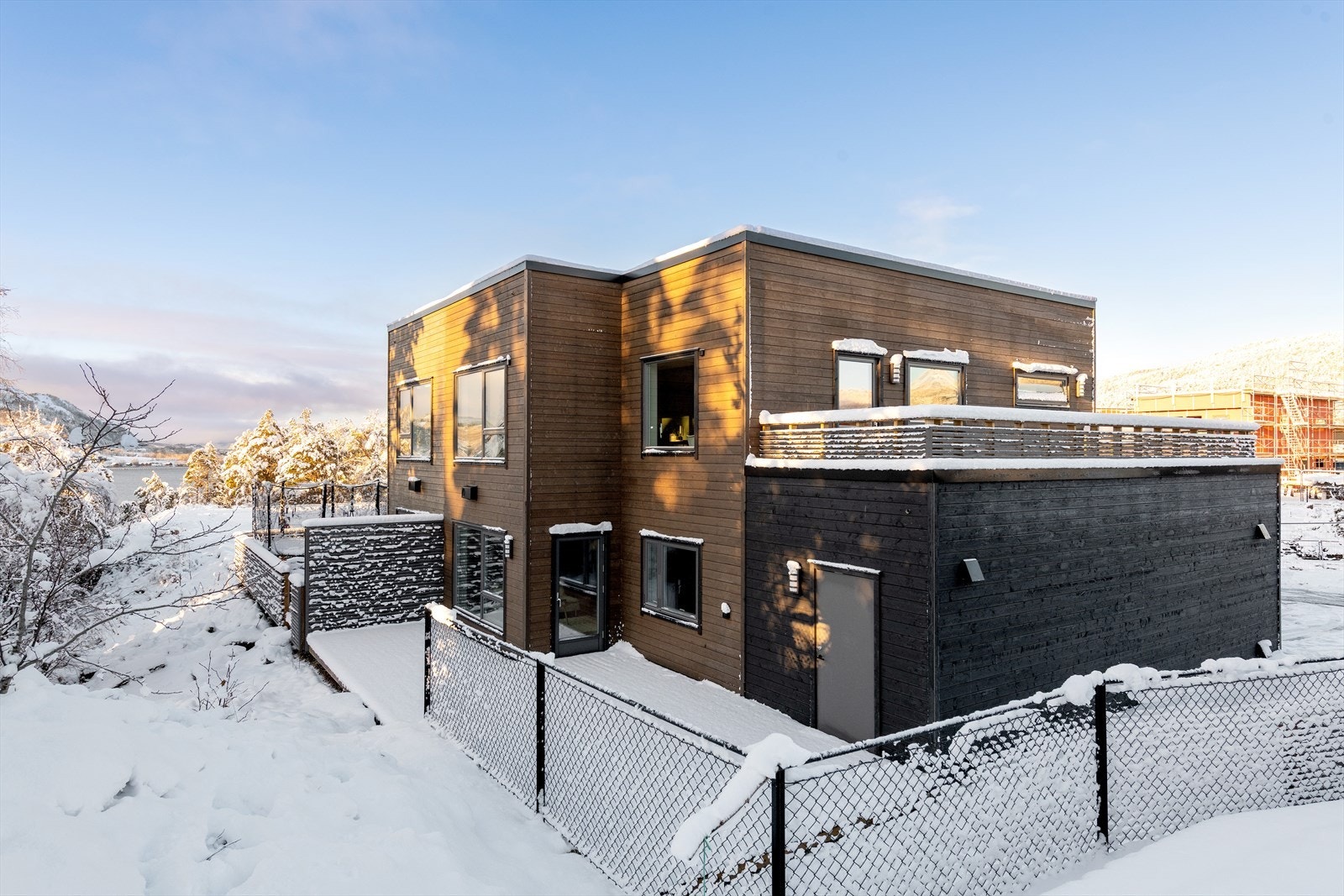 Skjermet terrasse. Galleribilde