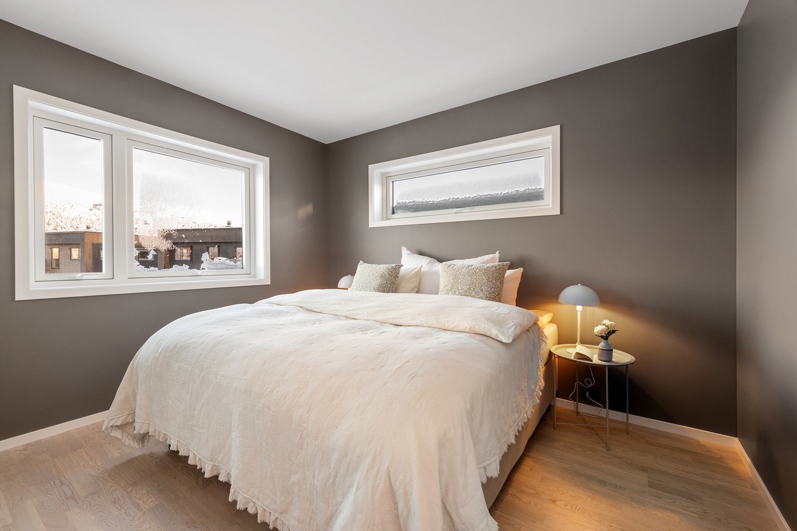 Boligens hovedsoverom ligger i 2. etasje. Galleribilde