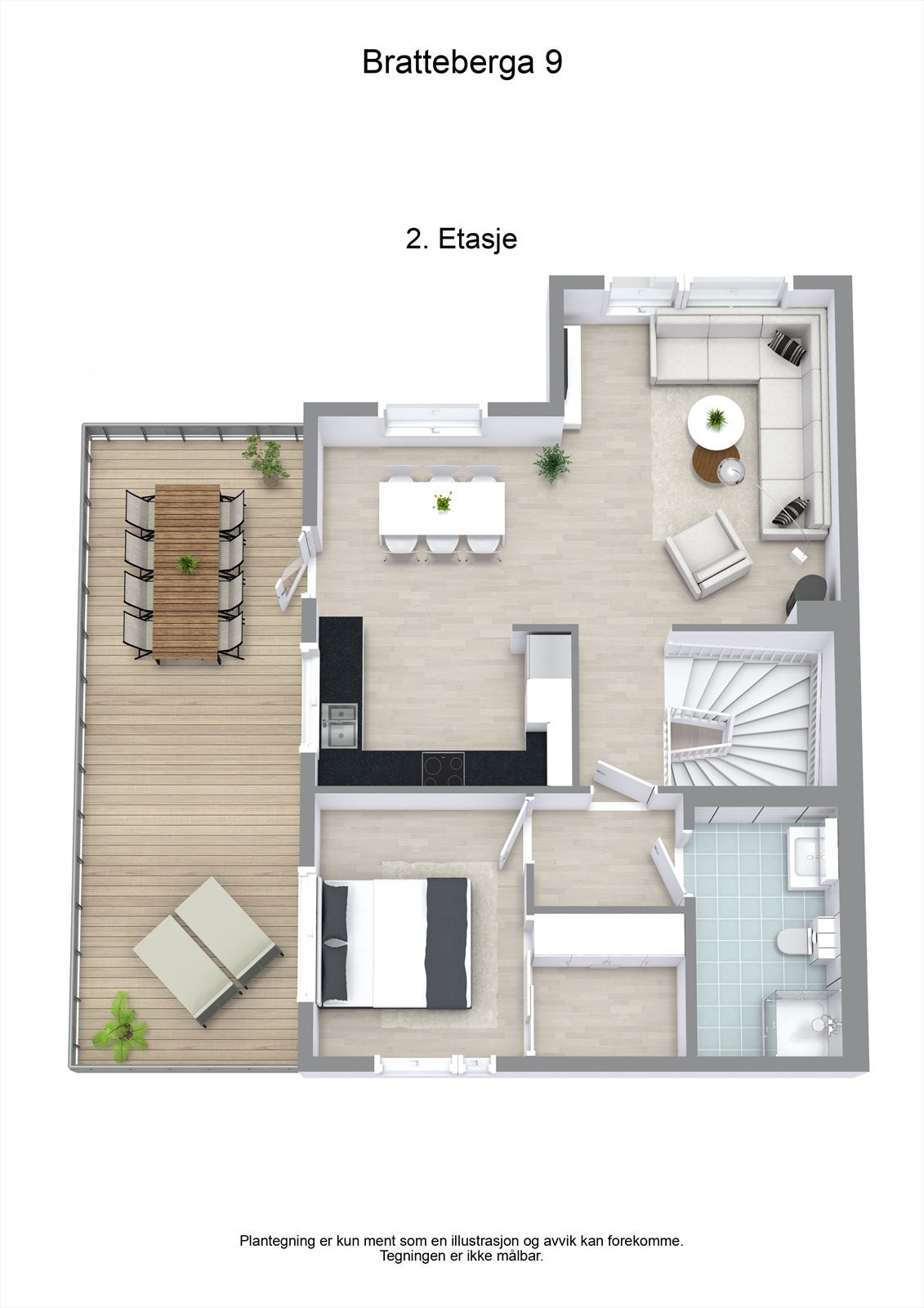 Plantegning 2. etasje. Galleribilde