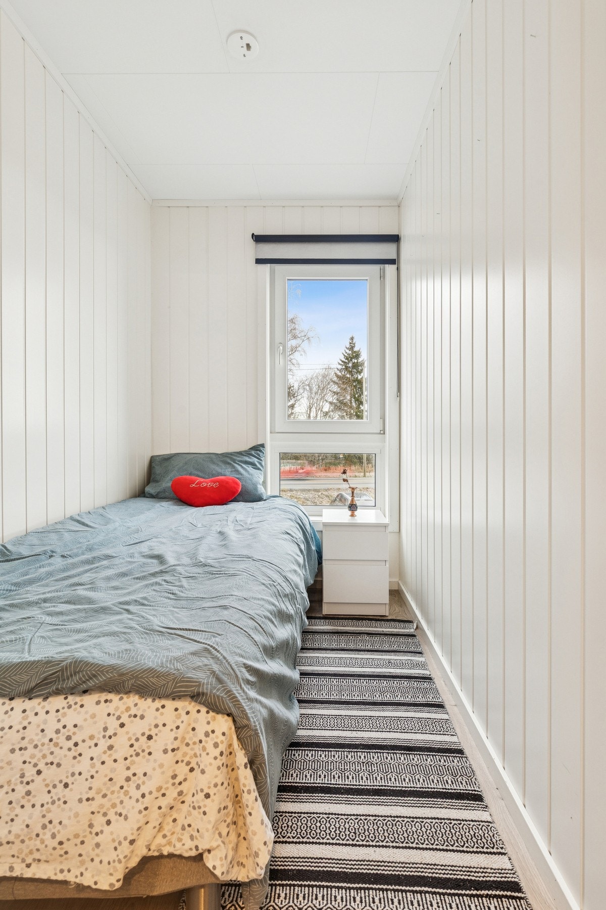 Dette rommet er opprinnelig en bod. Ikke godkjent som soverom. Galleribilde