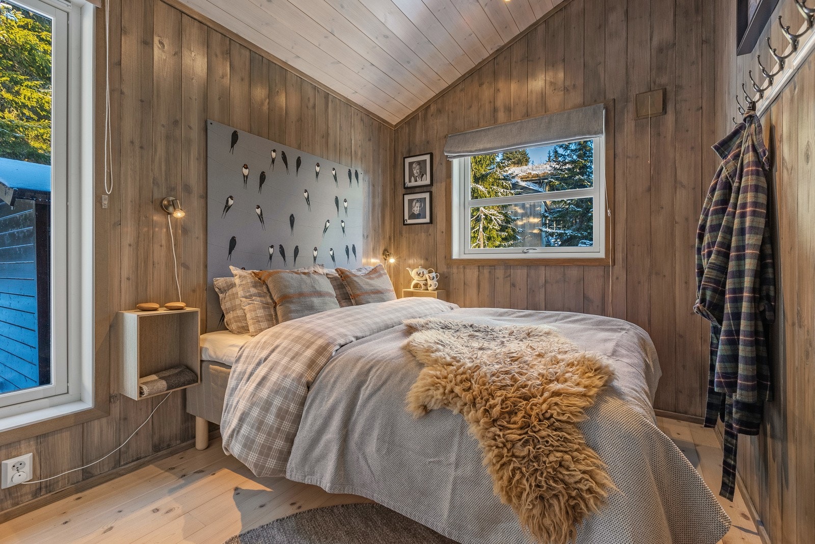 Et godt hovedsoverom med god plass til dobbeltseng. Galleribilde