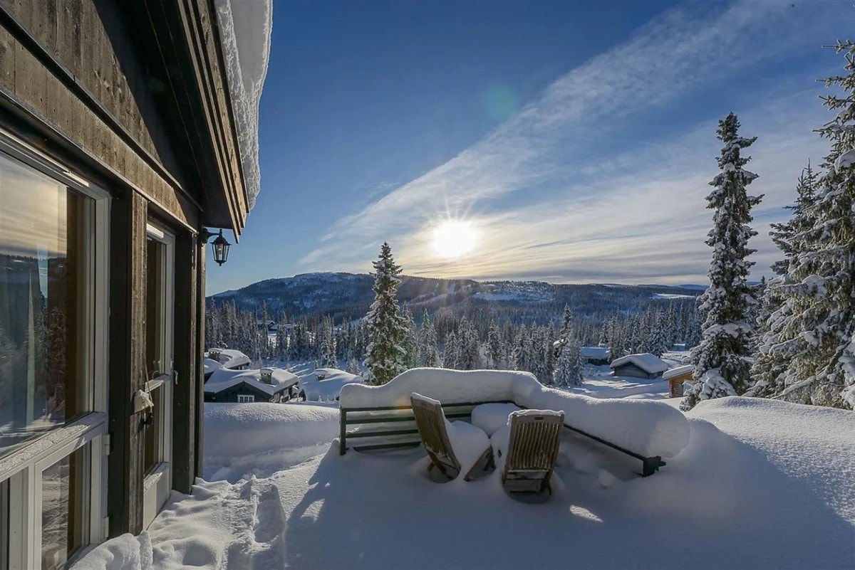 Herlige sol og utsiktsforhold Galleribilde