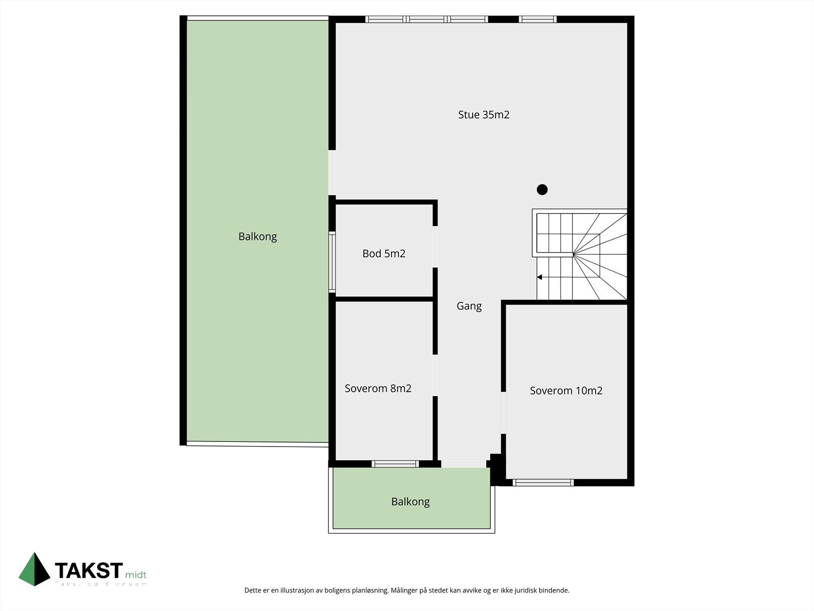 Plantegning 2. etg. Galleribilde