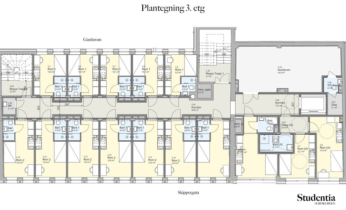 3. etasje Galleribilde