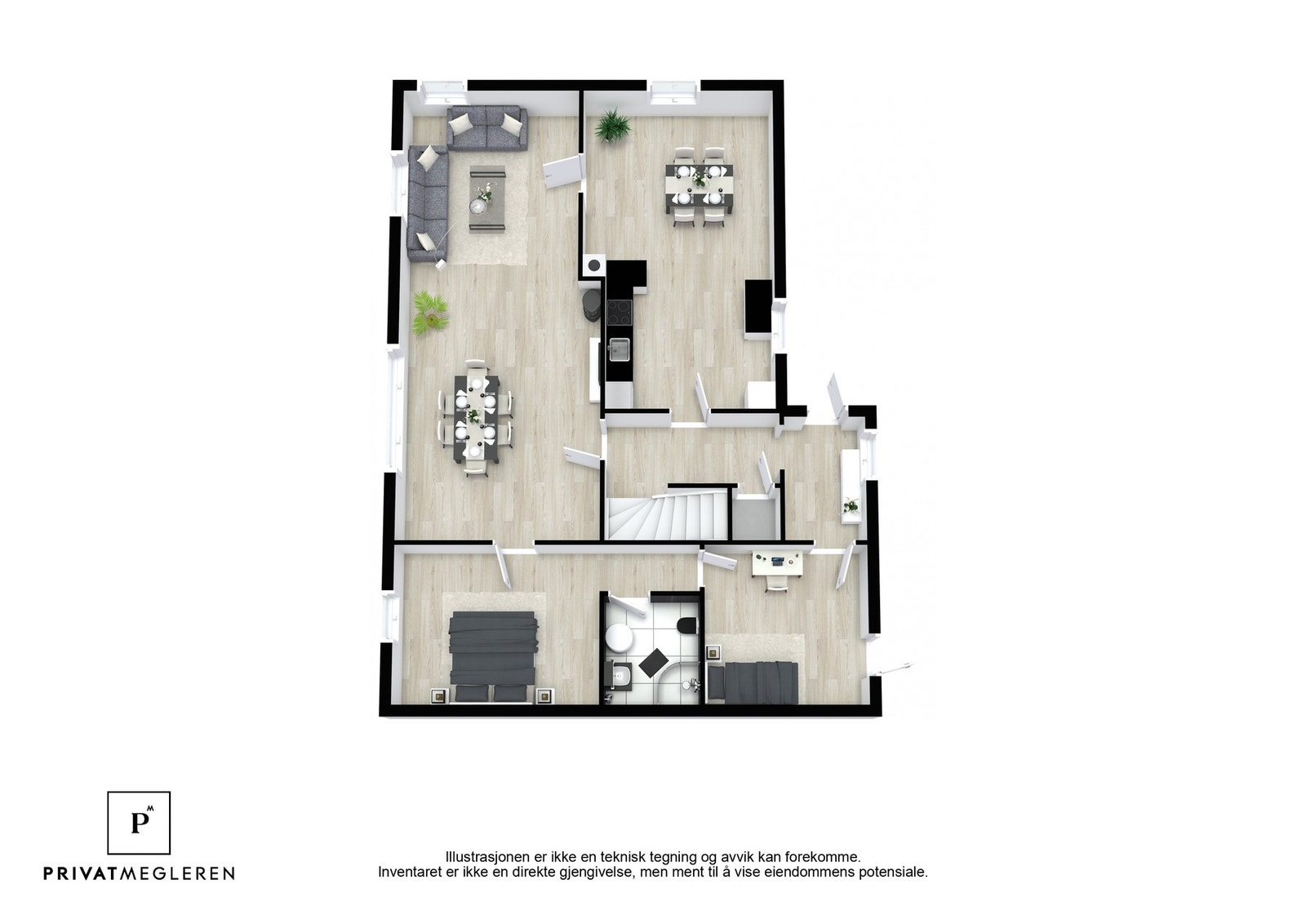 1. etasje. Galleribilde