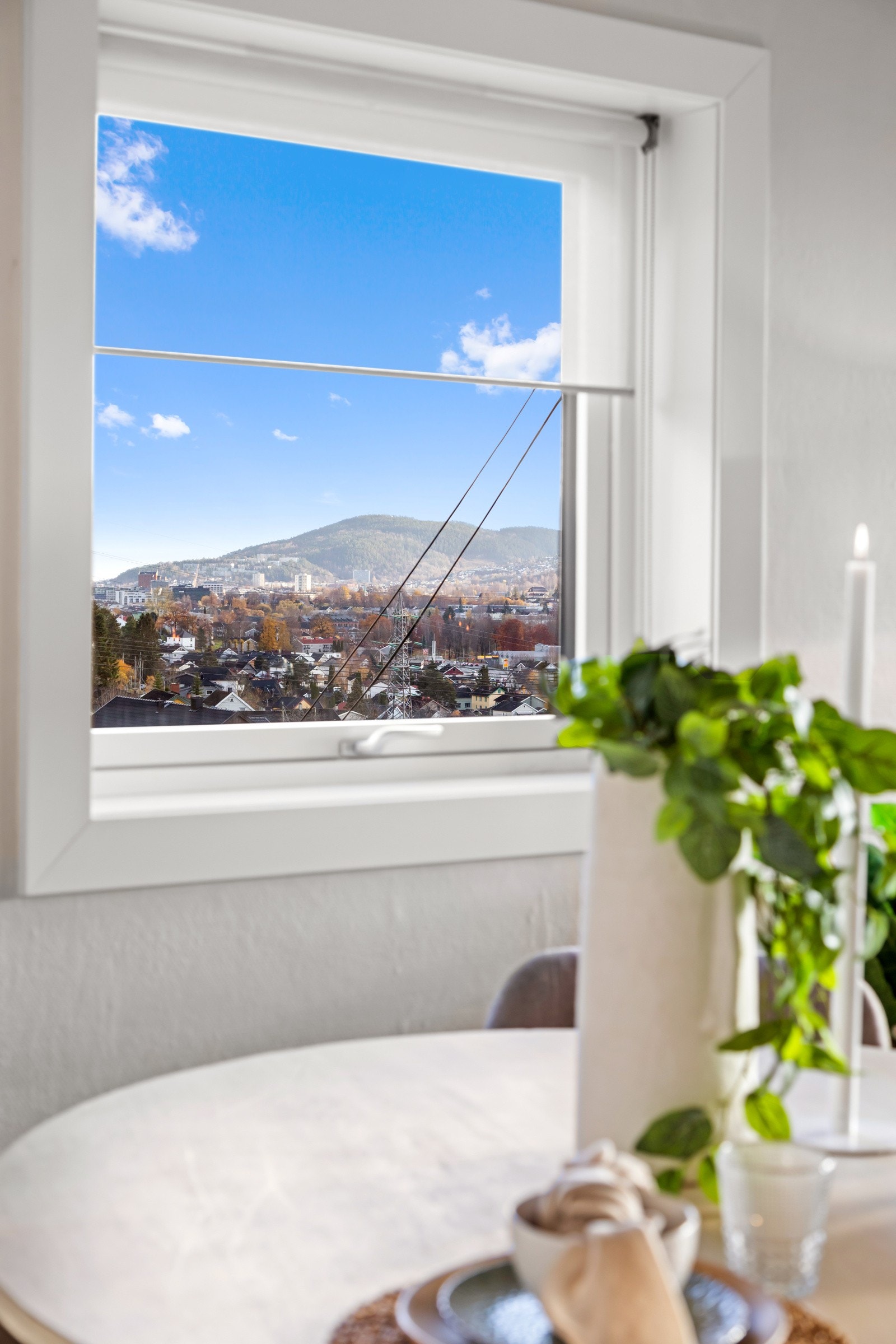 Utsikten fra endevinduet Galleribilde