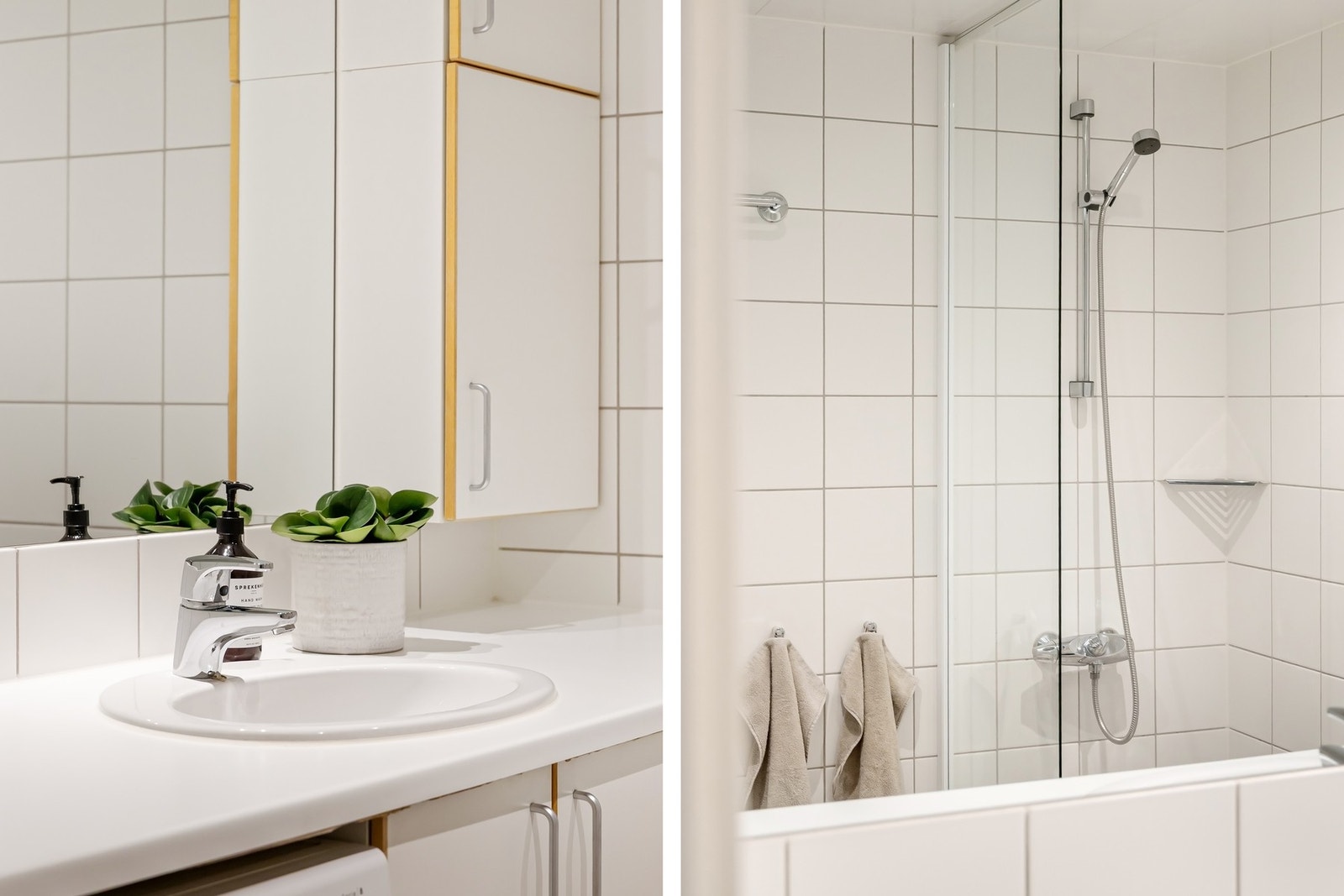 Badet er innredet med alt man trenger for en praktisk enkel hverdag. Innredningen er levert av Sigdal. Galleribilde