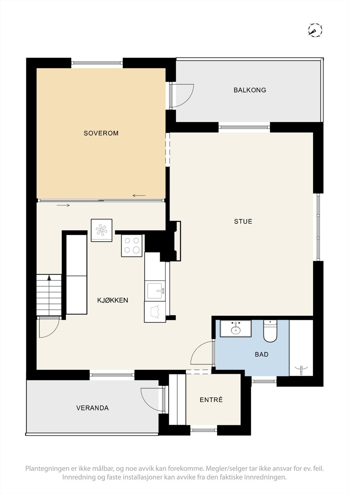 Plantegninger 1. etasje. Galleribilde