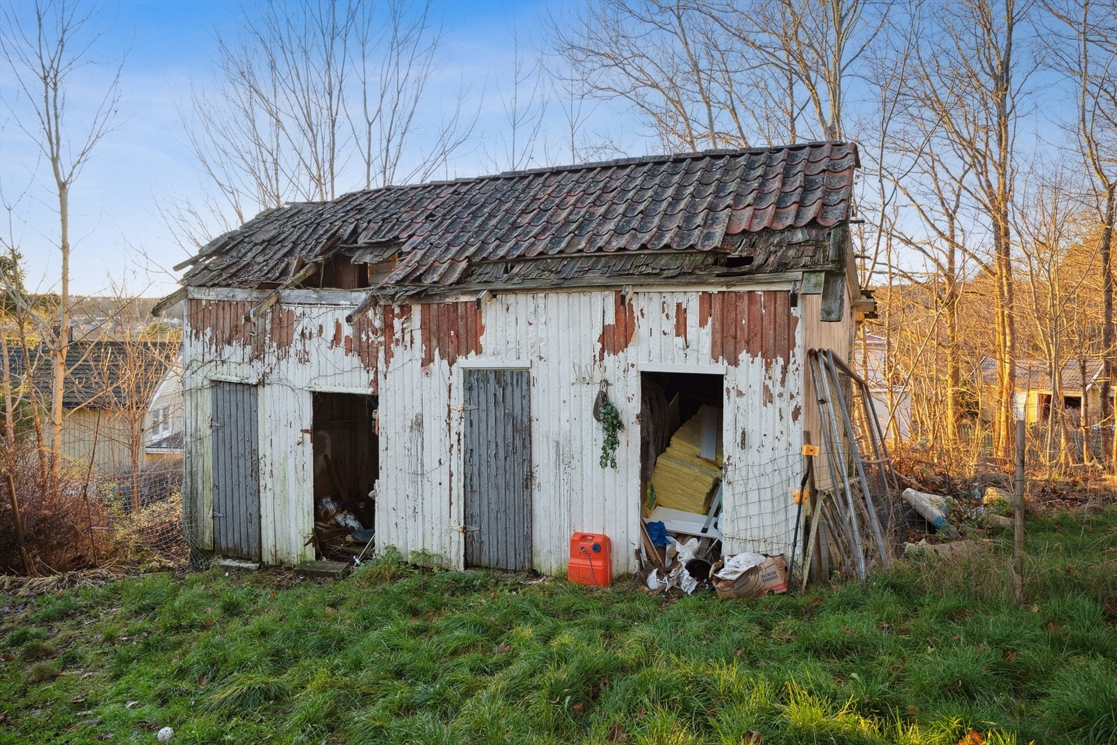 Utvendig bod. Galleribilde