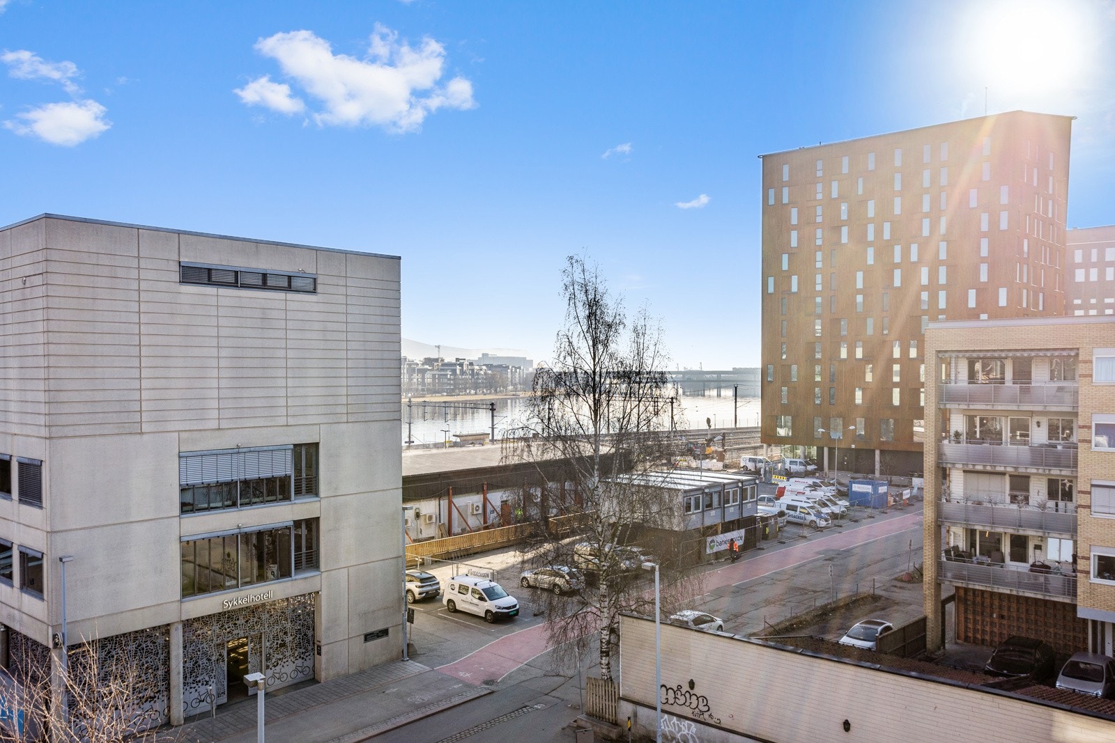 Dette er utsikten fra stuevinduet. Galleribilde