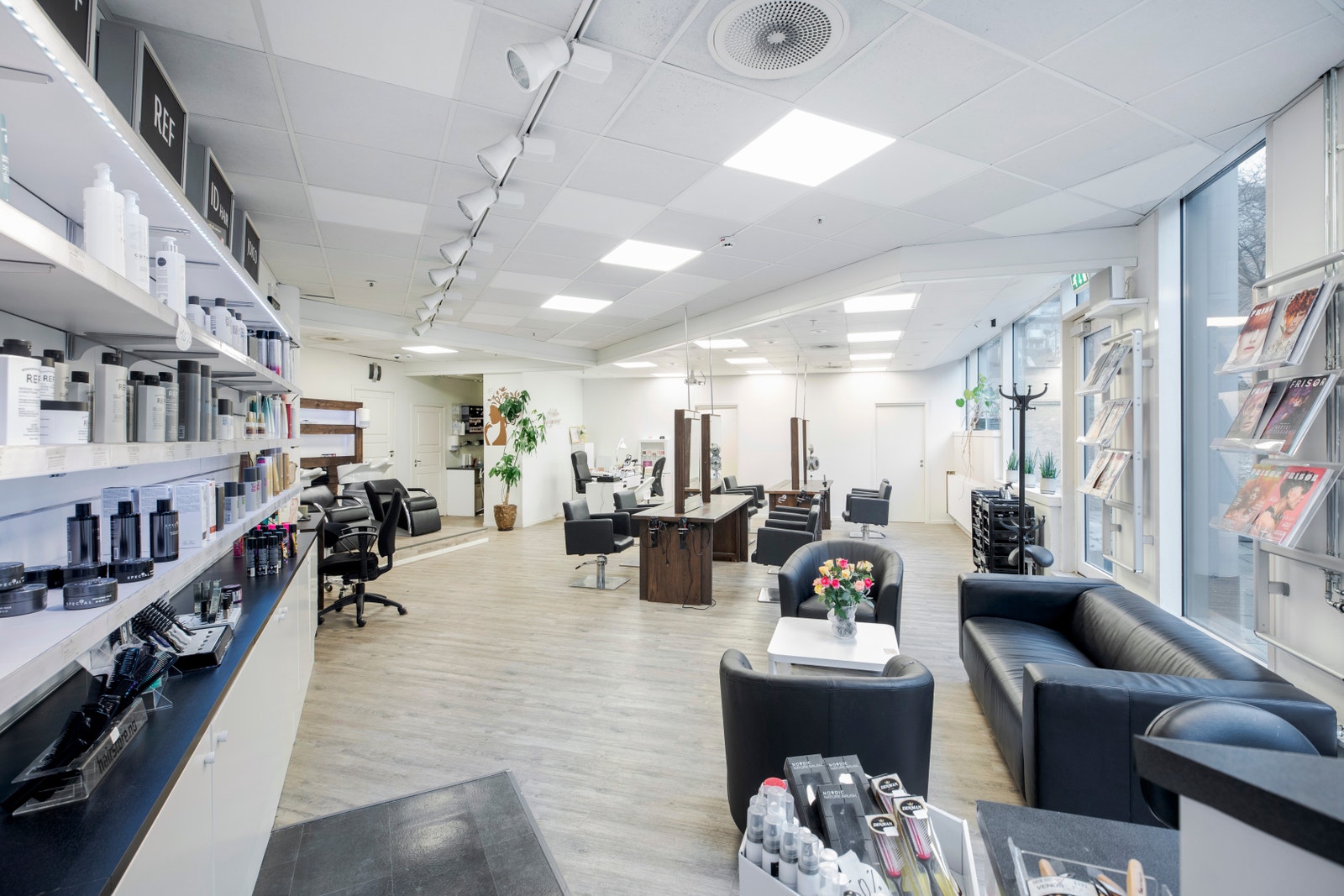 Store, lyse flater med meget gode lysforhold Galleribilde