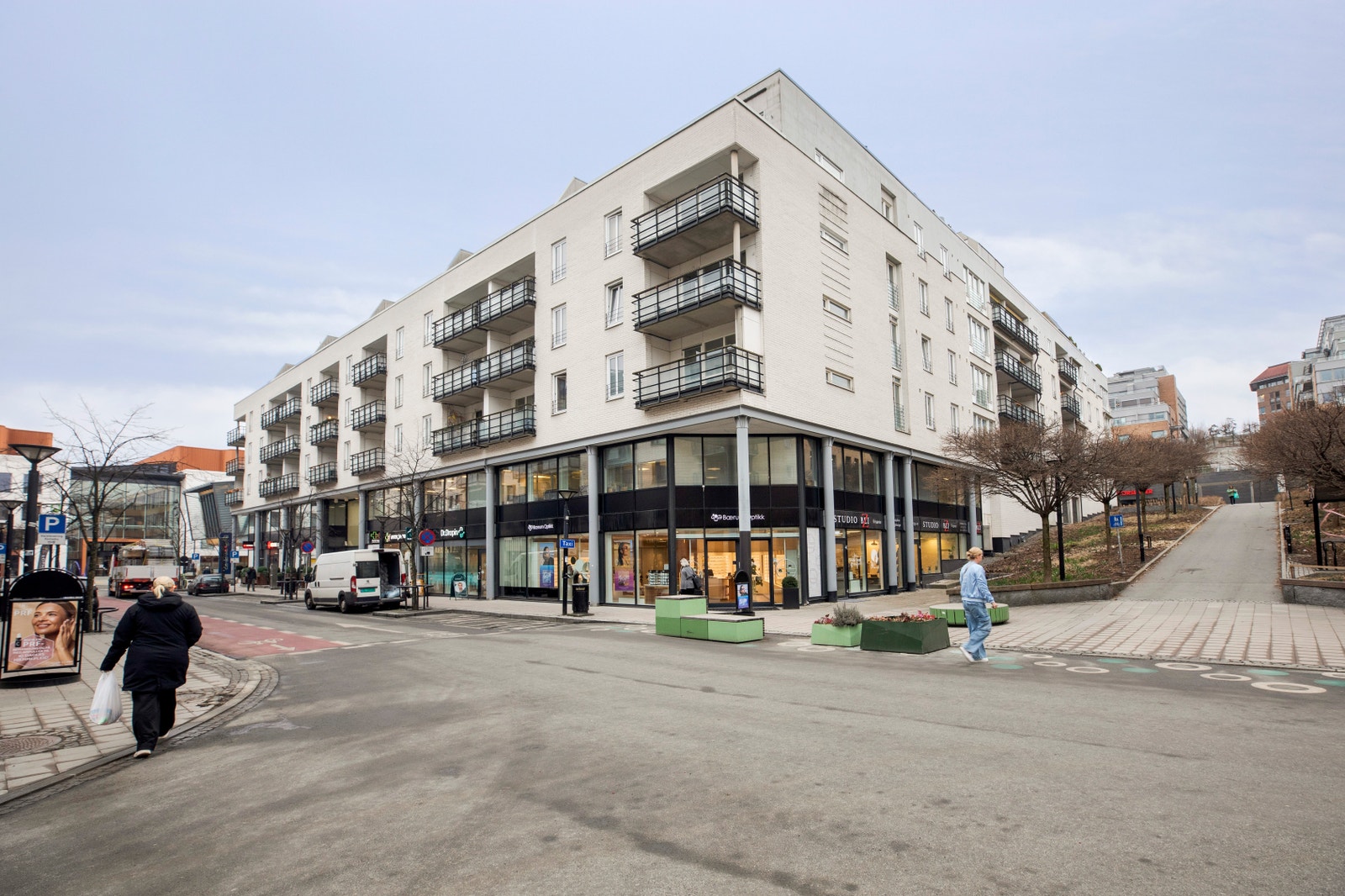 Sentralt beliggende i bybildet Galleribilde