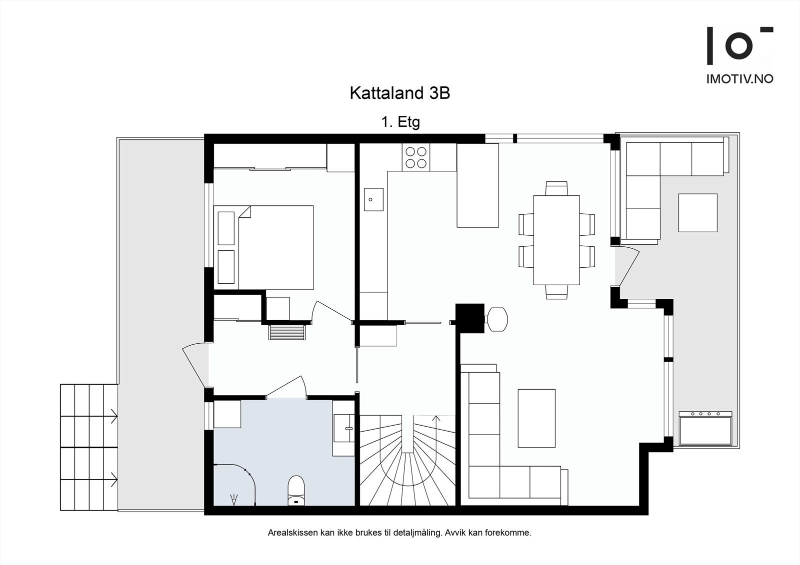 Plantegning 1. etasje Galleribilde
