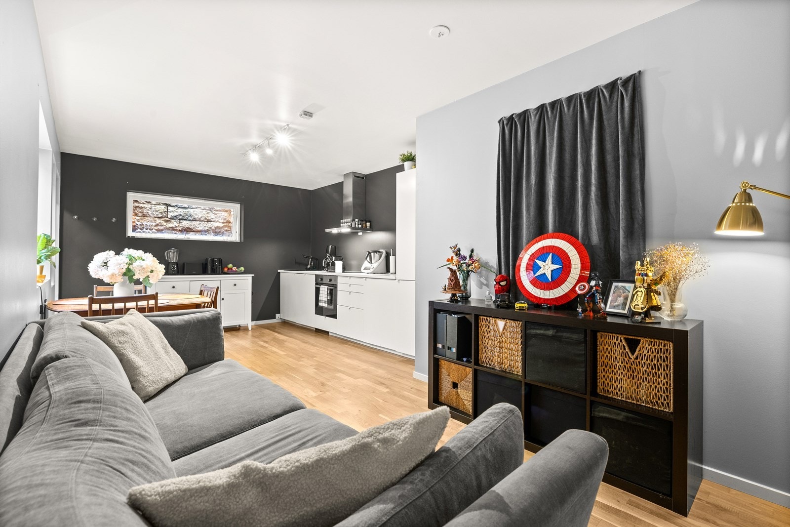 Rommets størrelse gir gode innredningsmuligheter Galleribilde