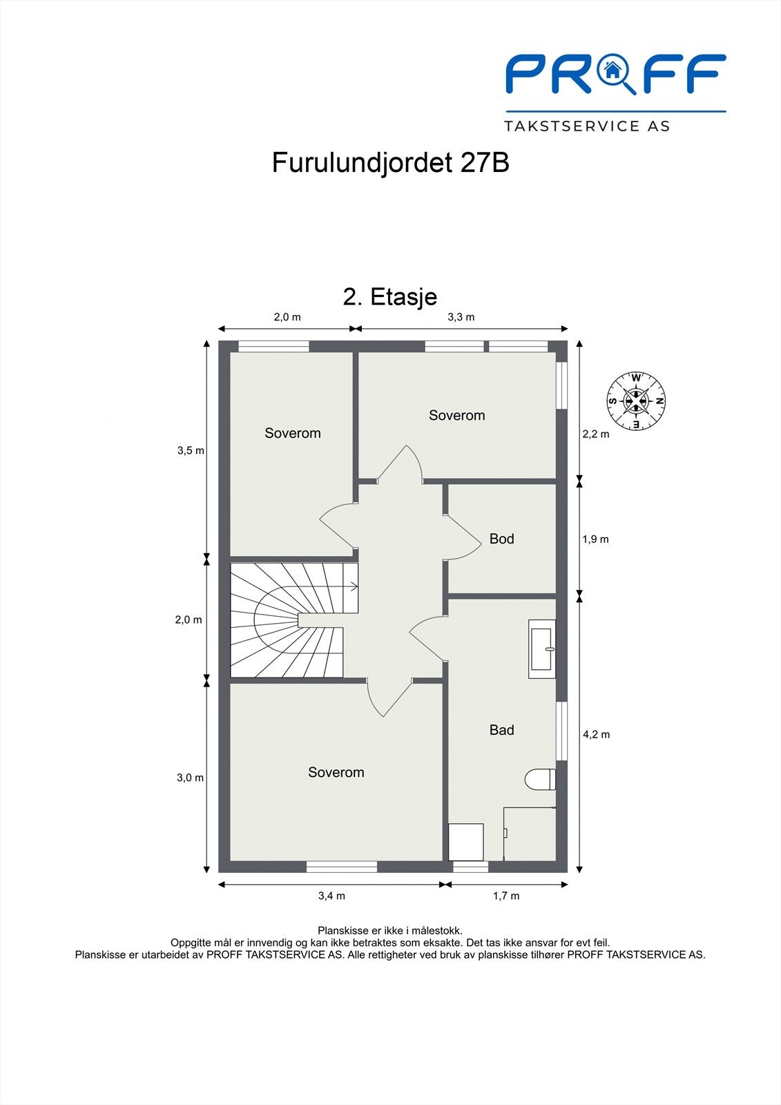 Plantegning 2. etasje. Galleribilde