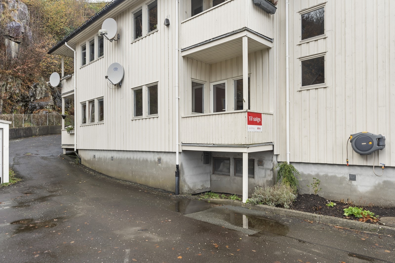 Leiligheten ligger i første etasje. Galleribilde