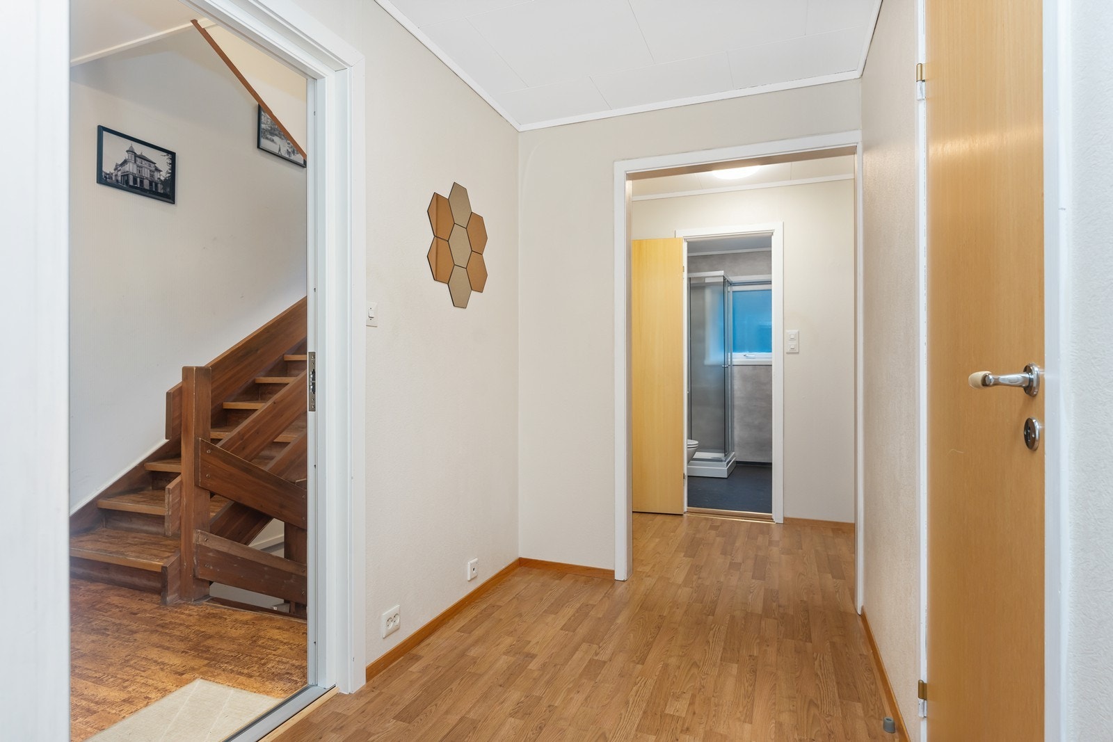 Inngangsparti mot bad/ wc. Galleribilde