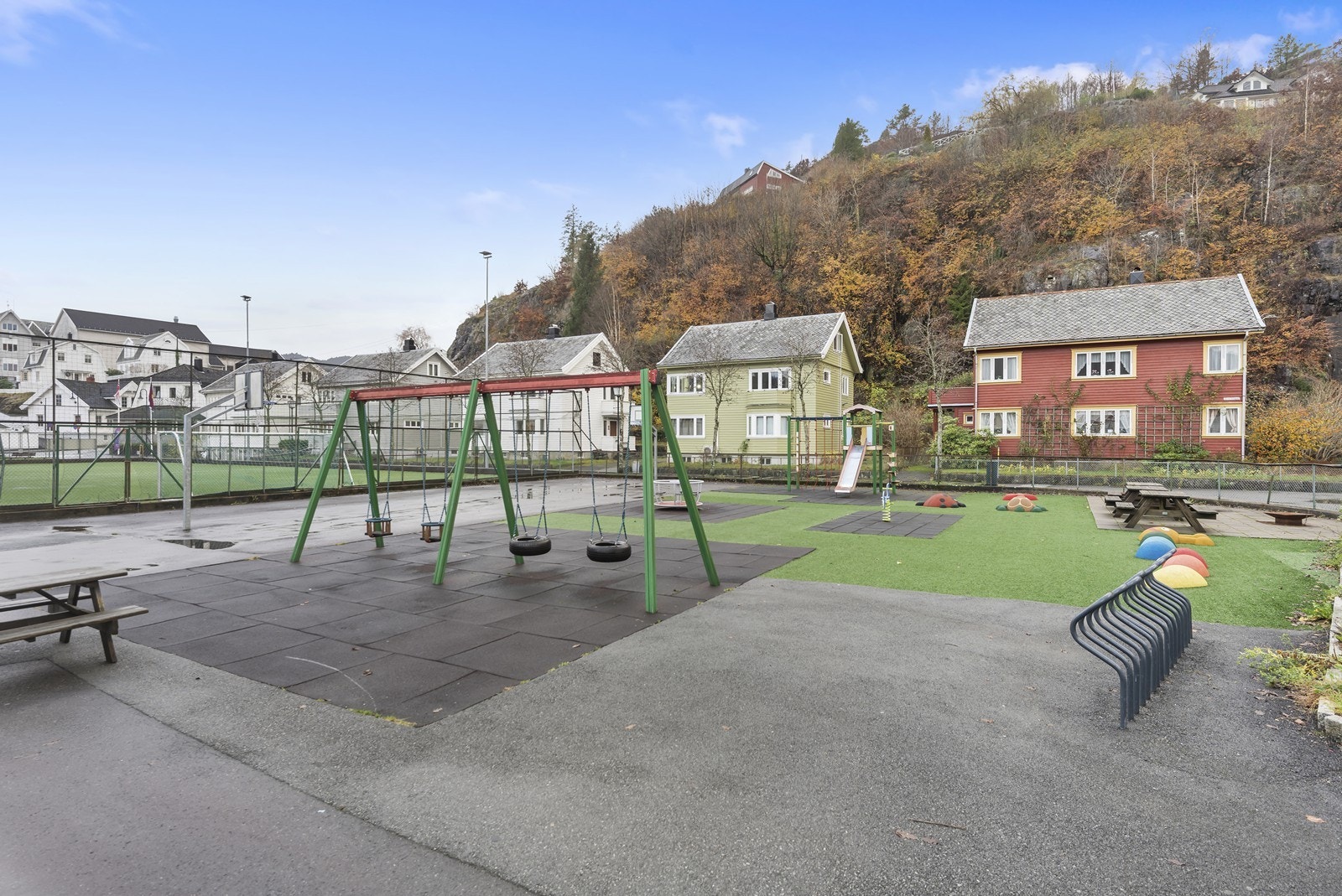 Borettslaget ligger på Vollen/ Øvrebyen. Galleribilde