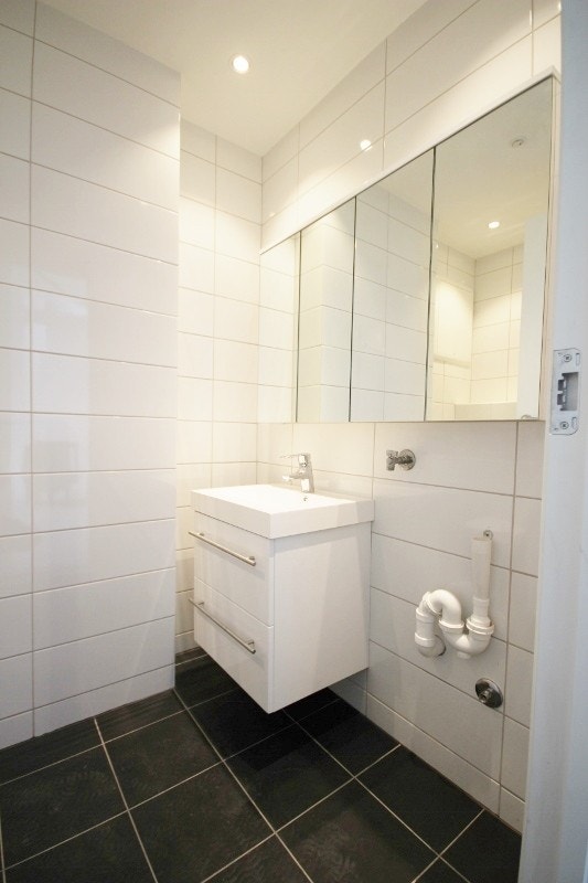 Opplegg for vaskemaskin. Galleribilde