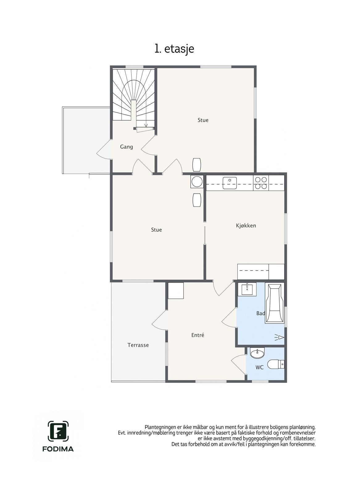 Plantegning Galleribilde