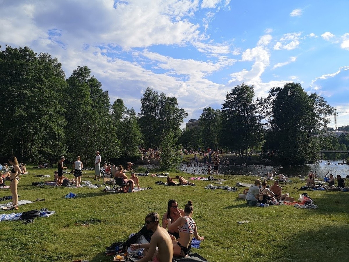 Frysja badeplass. Reneste badevannet i Oslo. Galleribilde