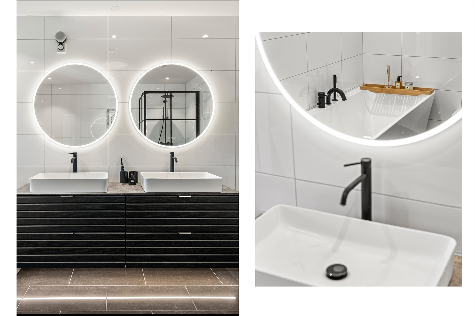 I 2023 ble det montert ny baderomsinnredning med benkeplate i komposittmateriale, to toppmonterte servanter og ettgreps armaturer. Galleribilde