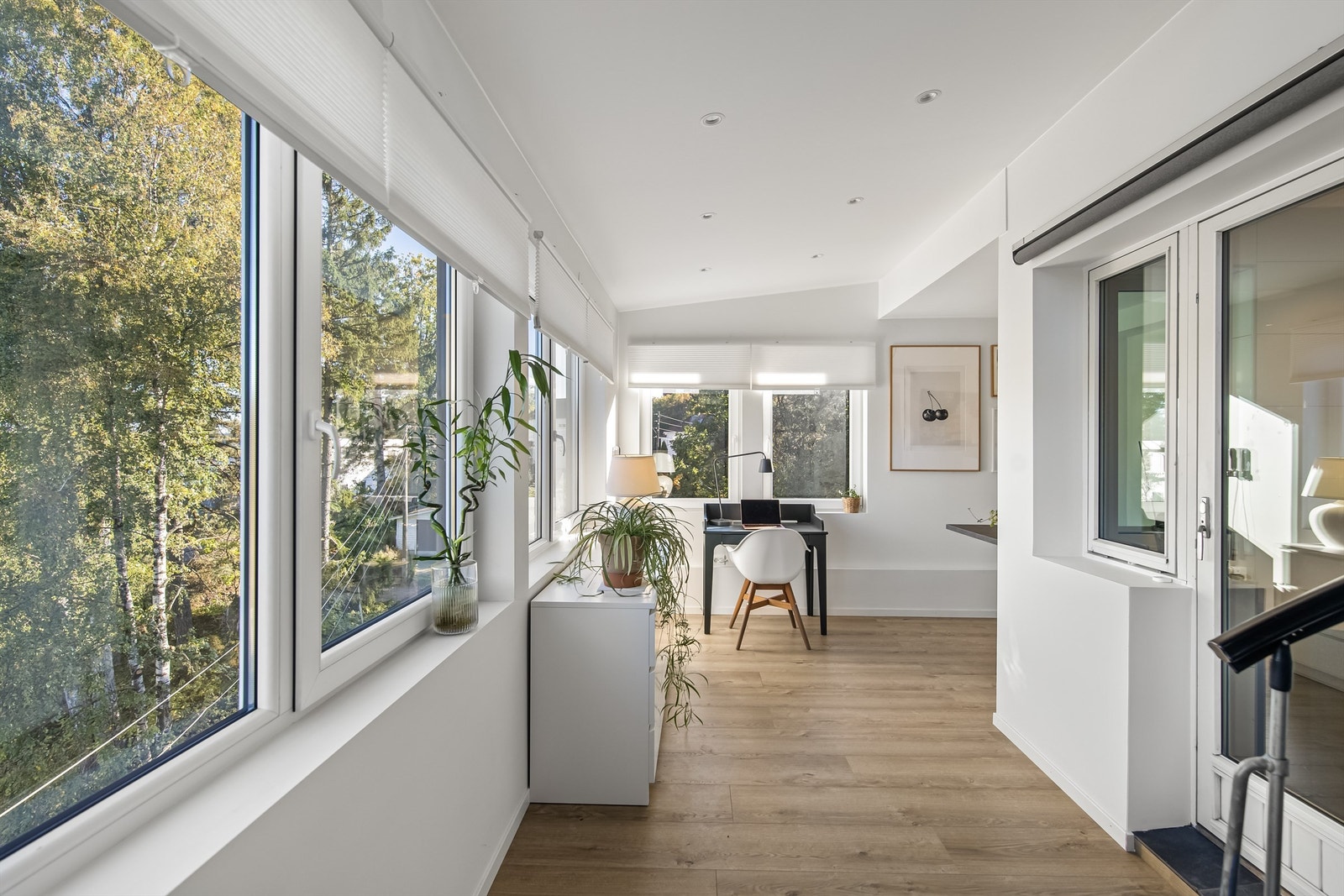 Tidligere terrasse som nå er integrert i boligen med adkomst til takterrasse Galleribilde