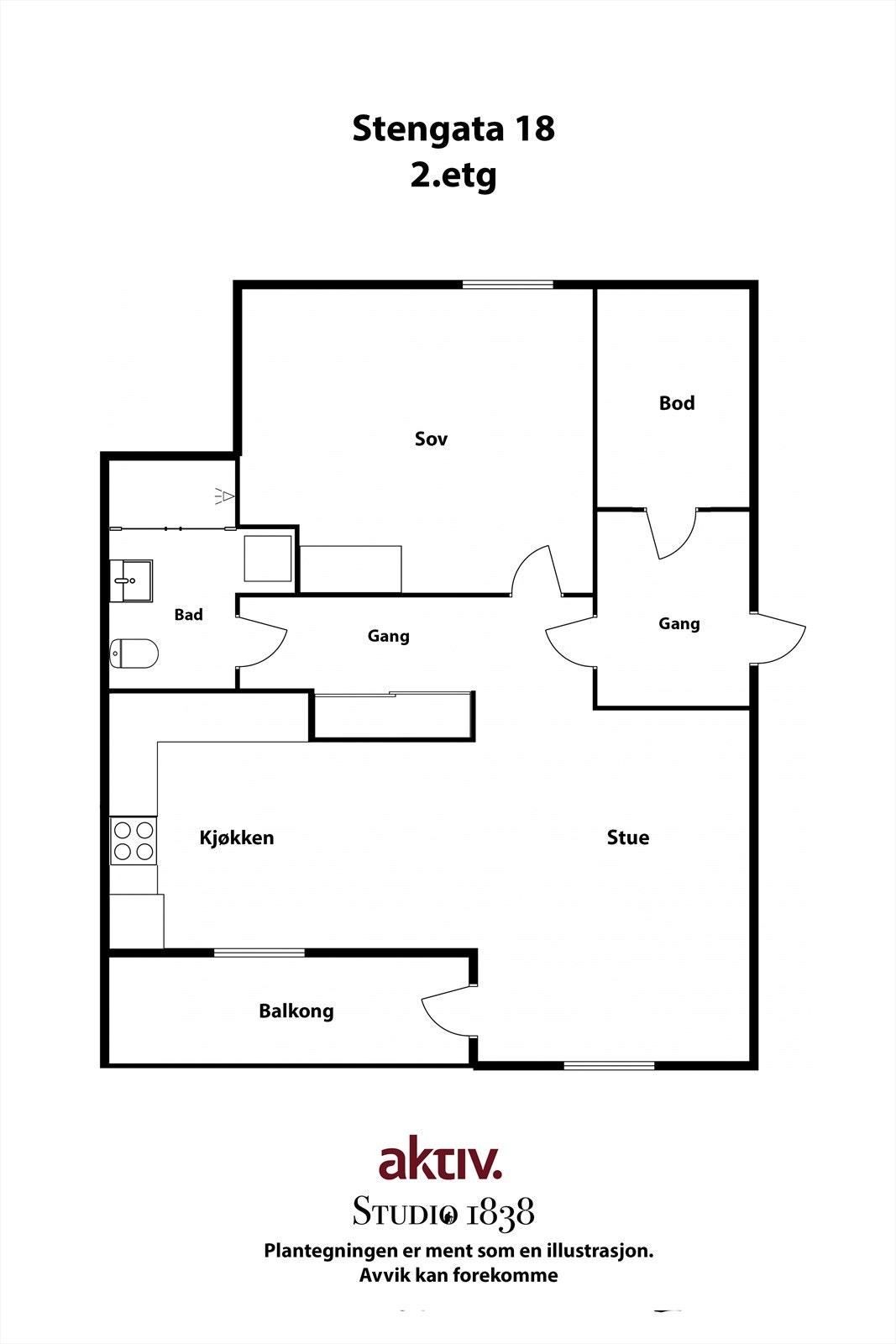 Plantegning. Galleribilde