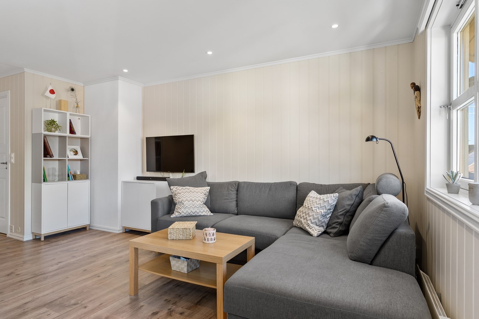 Leiligheten oppleves som lys og trivelig. Galleribilde